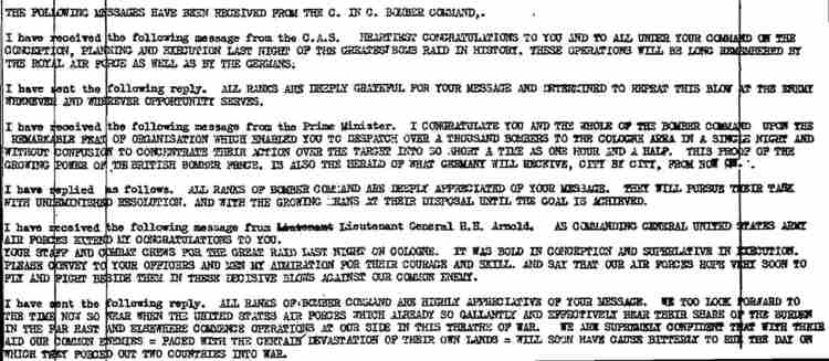 Post Cologne Message